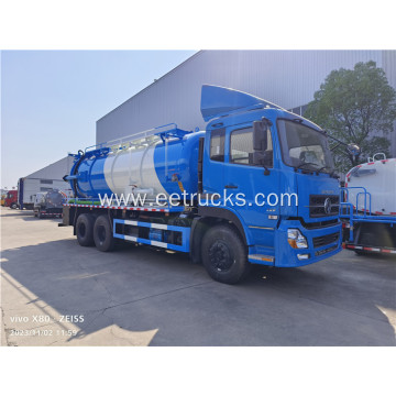 15m3 Dongfeng Sewer Cleaning Tank Truck